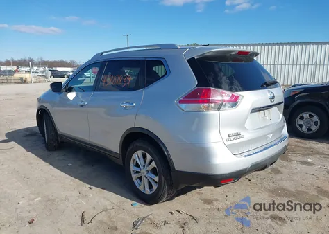 2016 Nissan Rogue Sv z USA, uszkodzony, nr VIN KNMAT2MV6GP667136